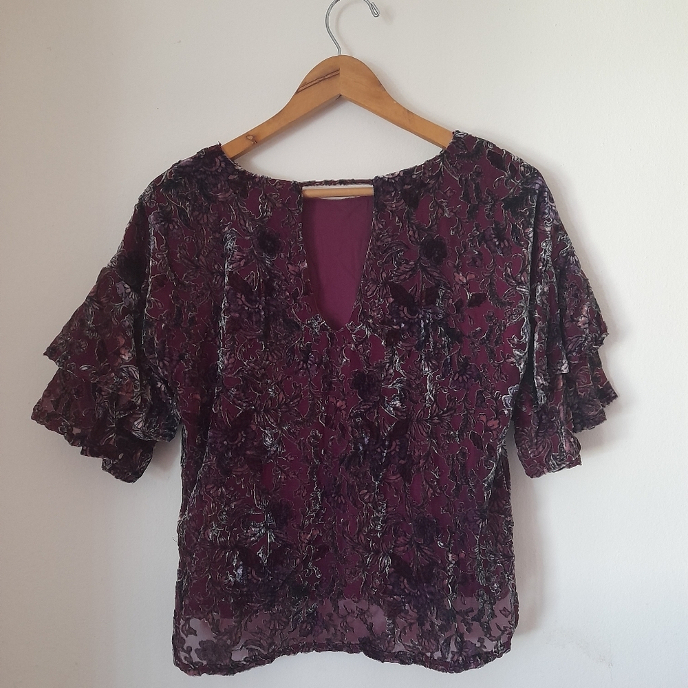 ● Lily White | velvet ruffle sleeve - Picture 11 of 11